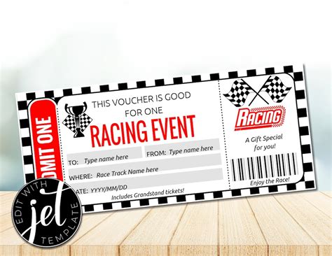 Sunday Race Tickets .